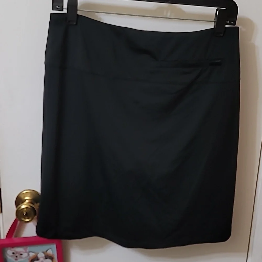 Nike skort black logo pockets elastic waistband tennis skirt HG5